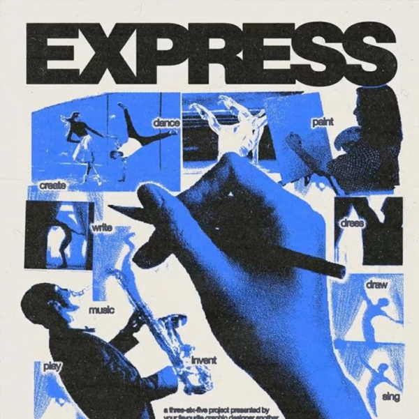 Express Yourself – Creative Exploration Poster