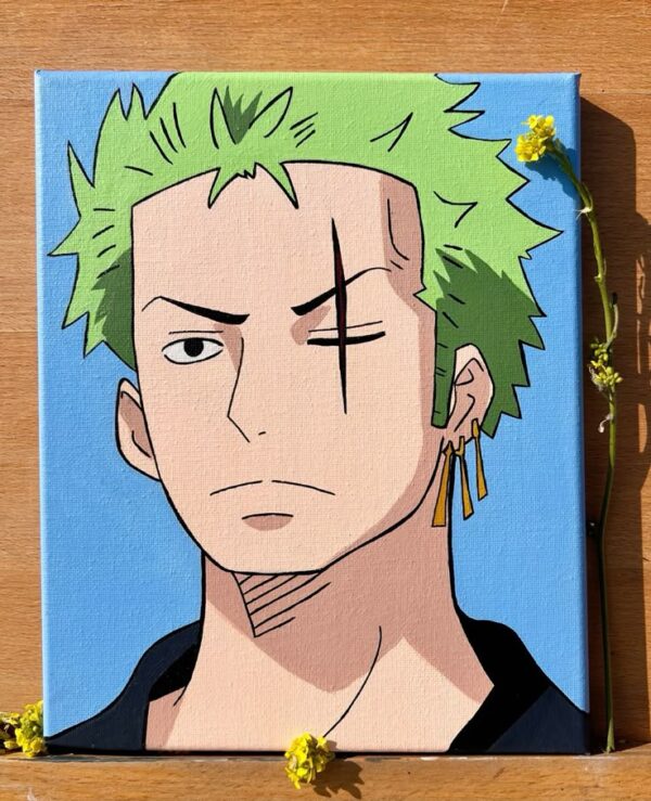 Anime Wall Print Minimalist Painting | Gallery Colorful Art | One piece
