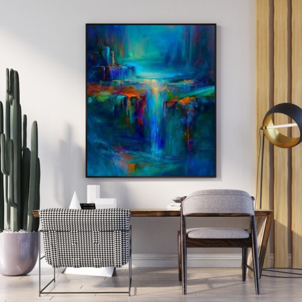 Ocean blue Abstract Painting