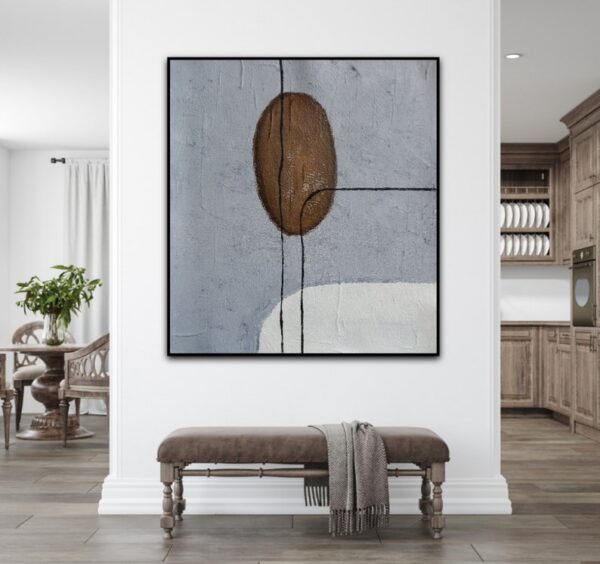 Huge painting, Oversized Abstract Wall Art, Commission Painting, Abstract Painting, Modern Wall Art, Boho Wall Decor, Bedroom Decor - Image 5