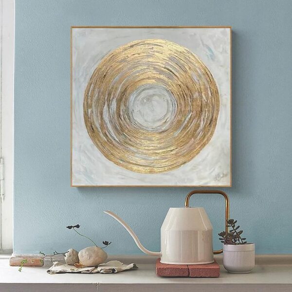 Gold and Silver 3D Textured Wall Art Gold Abstract Wall Art Gold and Silver Abstract Art Gold Wall Art Gold Modern Abstract Canvas Art
