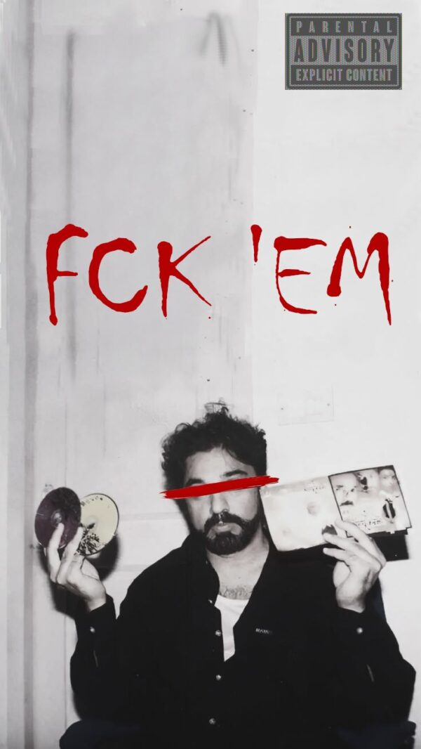 Grunge Kamal Haasan "Hey Ram" Poster Art – Bold FCK 'EM Typography - Image 2