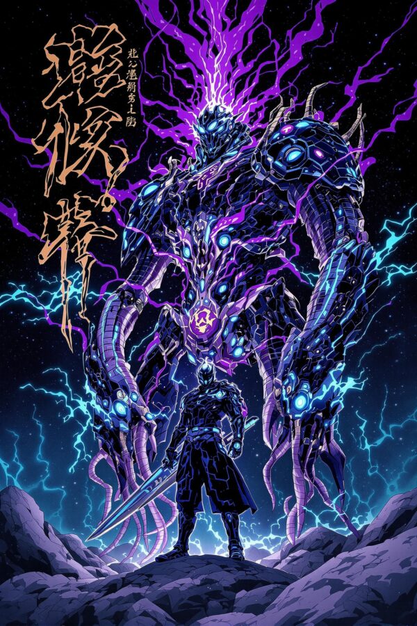 Tech Samurai x Eldritch Mech | Futuristic Anime Warrior Poster - ThatArtTho