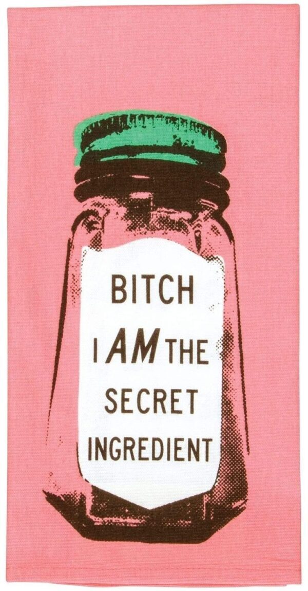 Bold Kitchen Quote Art – “I Am the Secret Ingredient” Funny Feminist Poster - Image 2