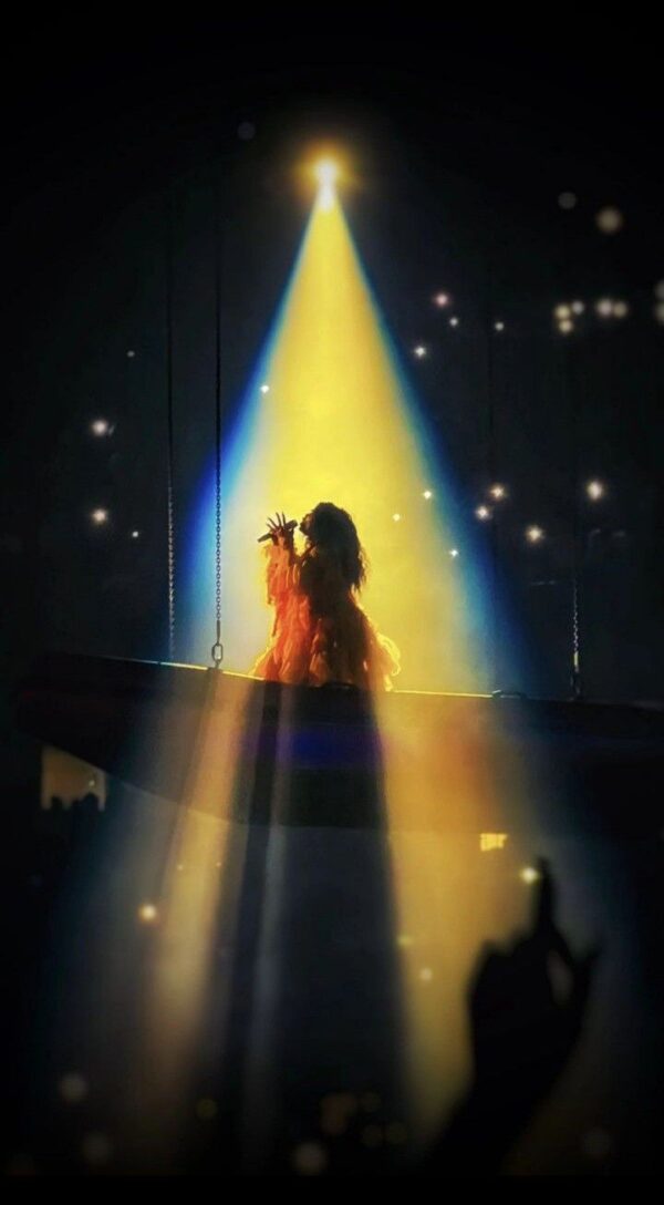 Dramatic Concert Spotlight Photo – Powerful Live Performance Aesthetic - Image 2