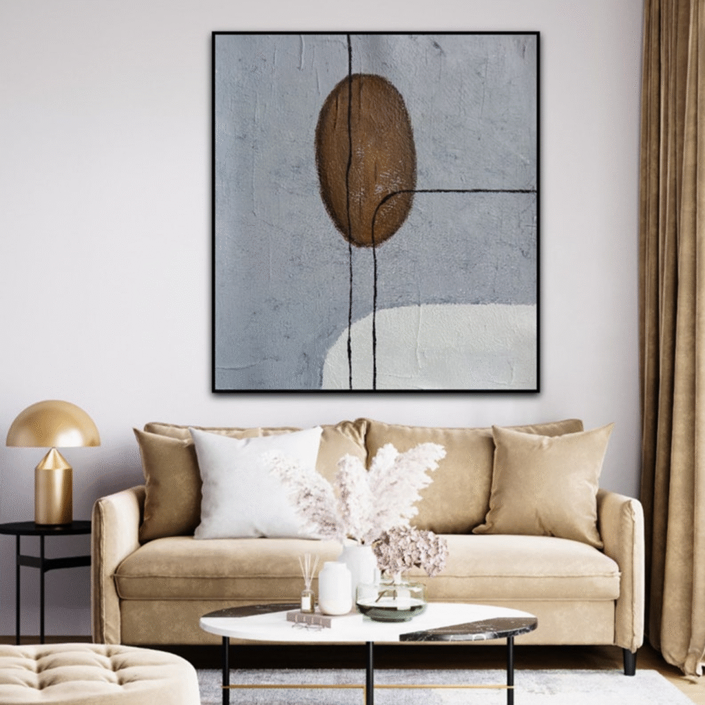 Huge painting, Oversized Abstract Wall Art, Commission Painting, Abstract Painting, Modern Wall Art, Boho Wall Decor, Bedroom Decor